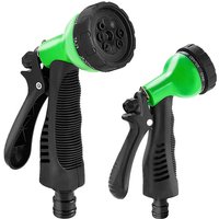 tillvex Garten-Handbrause Premium 9 Funktionen für alle gängigen Gartenschlauch-Systeme Gartenbrause Spritzpistole Spritzdüse von TILLVEX