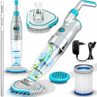tillvex Poolsauger mit Akku und 3,6 m Teleskopstange - bis zu 15 m³ Pool Bodensauger elektrisch Poolreiniger mit Filter & 2-Geschwindigkeits-System tillvex Poolsauger mit Akku und 3,6 m Teleskopstange - bis zu 15 m³ Pool Bodensauger elektrisch Poolreiniger mit Filter & 2-Geschwindigkeits-System von TILLVEX
