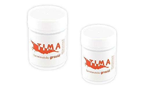 TIMA Garnelenshop® Garnelenfutter I Garnelensticks I Futter für Garnelen I Gravid Serie I Made in Germany I Energie-Booster I Eifleckbildung I Top Mineralien und Proteine I Premium Nährstoffe I 20g von TIMA