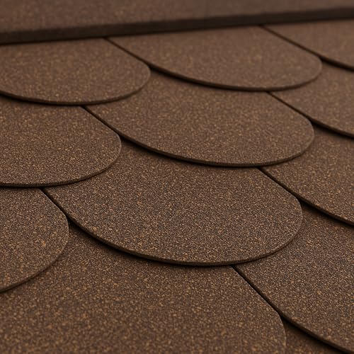 Bitumenschindeln Beaver B-Brown, Braun Bitumen-Dacheindeckung von TIMBELA