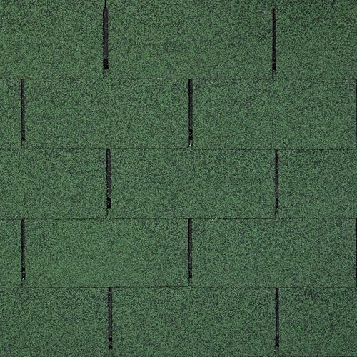 Bitumenschindeln Trio T-Green, Grün Bitumen-Dacheindeckung Bitumenschindeln Trio T-Green, Grün Bitumen-Dacheindeckung von TIMBELA