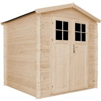 Gartenhaus Holz 3,53 m2 - Gartenschuppen Holz MIT IMPRÄGNIERTEM BODEN und Hochwertige abschließbare Tür - B206xL216xH218 cm - Fahrradschuppen von TIMBELA