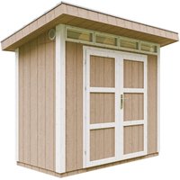Gartenhaus Premium Qualität 3m² - L161xW294cm- All-Inclusive-Set mit Boden, Bitumen-Dachziegeln, Farbset- lp Smartside Timbela M901A terra brown Gartenhaus Premium Qualität 3m² - L161xW294cm- All-Inclusive-Set mit Boden, Bitumen-Dachziegeln, Farbset- lp Smartside Timbela M901A terra brown von TIMBELA