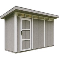 Gartenhaus Premium Qualität 4,3m² - L161xW411cm- All-Inclusive-Set mit Boden, Bitumen-Dachziegeln, Farbset- LP Smartside - Timbela M902 TUNDRA GREY Gartenhaus Premium Qualität 4,3m² - L161xW411cm- All-Inclusive-Set mit Boden, Bitumen-Dachziegeln, Farbset- LP Smartside - Timbela M902 TUNDRA GREY von TIMBELA