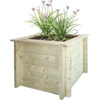 Hochbeet aus Holz - 58x58xH46 cm - Kübel für den Außenbereich für Garten, Balkon, Terrasse - Kübel aus Holz für Blumen, Gewürze, Gemüse- solid 28 mm Hochbeet aus Holz - 58x58xH46 cm - Kübel für den Außenbereich für Garten, Balkon, Terrasse - Kübel aus Holz für Blumen, Gewürze, Gemüse- solid 28 mm von TIMBELA
