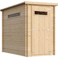 Gartenhaus Holz - Geräteschuppen Holz - Gerätehaus mit Boden Imprägnierte, kleine Fenster B144xL239xH198 cm/ 2.63 m2 - Gartenhäuser & aufbewahrung von TIMBELA