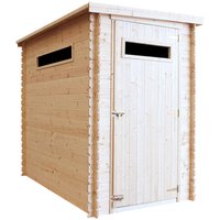 Gartenhaus Holz 2,63 m2 - Gartenschuppen Holz - B239xL144xH198 cm - Fahrradschuppen - Timbela M306A von TIMBELA