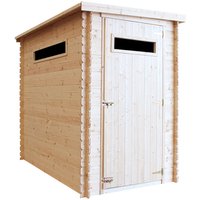 Gartenhaus Holz 2,63 m2 - Gartenschuppen Holz - B239xL144xH198 cm - Fahrradschuppen - Timbela M306A von TIMBELA