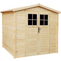 Gartenhaus Holz - Geräteschuppen Holz - Gerätehaus Hochwertige abschließbare Tür B236xL226xH218 cm/ 4,33 m2 - Fahrrad Schuppen - Gartenhäuser & von TIMBELA