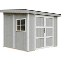 Gartenhaus Premium Qualität 5,9 m² - H231x248x294 cm - Aufbau von lp Smartside Panels – Ohne Boden und Seitenwand – Timbela M938B-TUNDRA grey von TIMBELA
