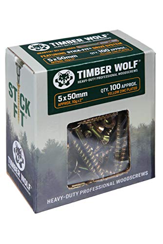 Timber Wolf Holzschrauben – 5,0 x 50 mm. von TIMBER WOLF