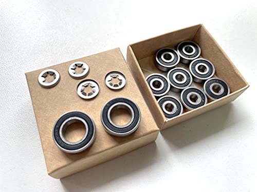 TIMBERA Kugellager Reparaturset (14er-Pack) – Passend für Husqvarna Automower Vorderräder, Achsen, Schneidmotor-Spindelwelle – Modelle 210C, 220AC, 230ACX, 260ACX (2004–2008) – Zubehör für Mähroboter von TIMBERA