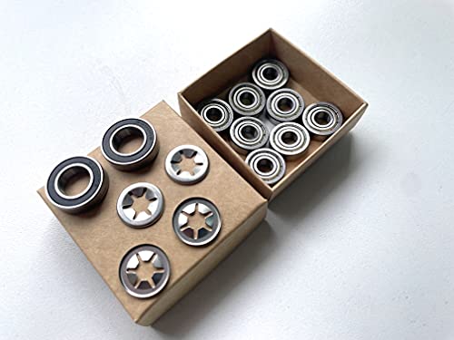 Timbera Kugellager-Reparatursatz für GARDENA SILENO Mähroboter Vorderräder, Vorderachsen & Motorspindelwelle (für Modell: Sileno+ R100Li R130Li R160Li) von TIMBERA