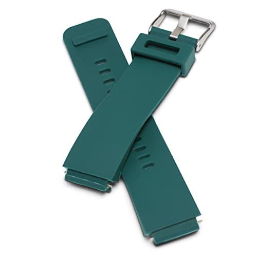 TIME TIMER Uhrenarmband Farbe Zubehör — Weiches Silikon Abnehmbares Ersatz Verstellbares Uhrenarmband Kompatibel mit Time Timer Uhr für Erwachsene Männer und Frauen (Baltisch Blau - Groß) von TIME TIMER