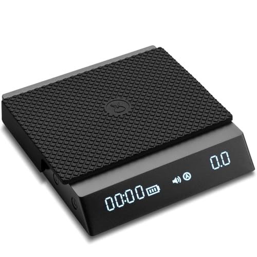 TIMEMORE Black Mirror Nano Kaffeewaage Barista Waage Durchflussmessung Multifunktionswaage Digitale Kaffeewaage mit 0,1g Espresso Waage mit timer 2kg/0.2g Lebensmittelwaage -Schwarz TIMEMORE Black Mirror Nano Kaffeewaage Barista Waage Durchflussmessung Multifunktionswaage Digitale Kaffeewaage mit 0,1g Espresso Waage mit timer 2kg/0.2g Lebensmittelwaage -Schwarz von TIMEMORE
