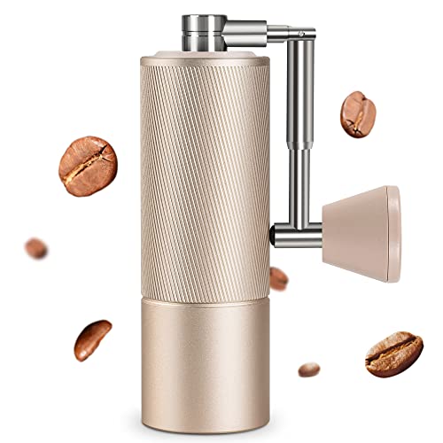TIMEMORE Chestnut C2 FOLD Kaffeemühle Manuelle, Edelstahl Kaffeemühle mit kegelförmigem Mahlwerk, Handkaffeemühle mit klappbarem Griff, für Espresso bis French Press - Gold TIMEMORE Chestnut C2 FOLD Kaffeemühle Manuelle, Edelstahl Kaffeemühle mit kegelförmigem Mahlwerk, Handkaffeemühle mit klappbarem Griff, für Espresso bis French Press - Gold von TIMEMORE