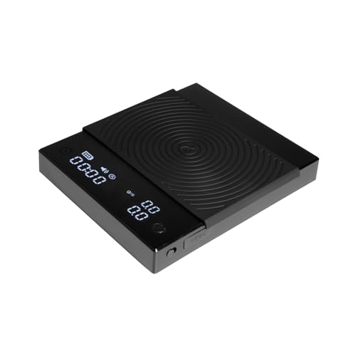 TIMEMORE küchenwaage digital, kaffeewaage mit timer, Basic 2.0 waage küchenwaage Scale 2000 Grams für Tee, Lebensmittel Basic 2 Schwarz… von TIMEMORE