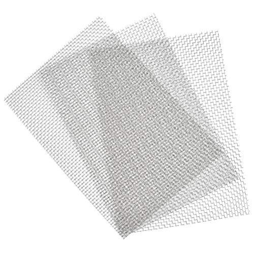 TIMESETL 304 Edelstahl Drahtgewebe Edelstahlgewebe 6 Mesh, 3er Wire Mesh 30 x 21cm Maschendraht Filtersieb Blatt Filtrationstuch - A4 (210 x 300mm) von TIMESETL
