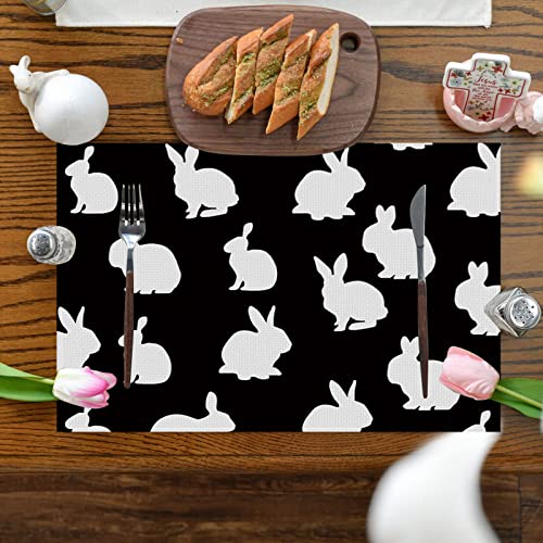 Osterdeko Platzset Tischset Ostern Küche Tisch Dekoration Ostern Tischsets Platzsets Esszimmer Küche Tischdekorations Ostern Tischset Tisch Platzdeckchen for Zuhause, Restaurant, (C, One Size) von TIMIYUYU