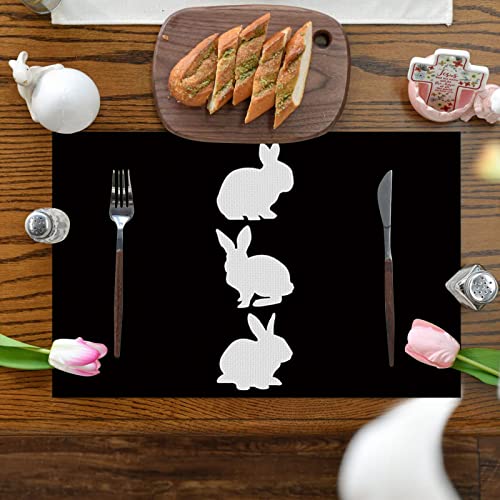 Osterdeko Platzset Tischset Ostern Küche Tisch Dekoration Ostern Tischsets Platzsets Esszimmer Küche Tischdekorations Ostern Tischset Tisch Platzdeckchen for Zuhause, Restaurant, (D, One Size) von TIMIYUYU