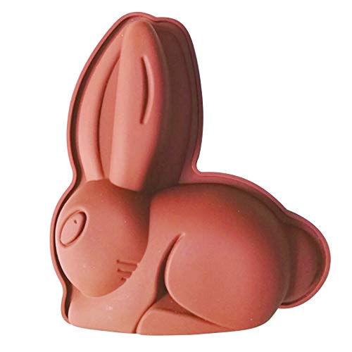 Osterhase Silikon Form 3D Ostern Silikonform Ostern Backform Kuchenform Silikon Schokoladenform Silikon Backform Hase Form Kuchen Silikonform DIY für Süßigkeit Schokolade Osterdeko Kuchen Deko von TIMIYUYU