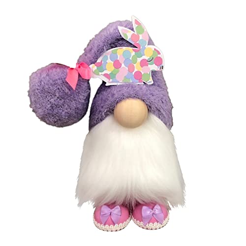 Ostern Wichtel Ostern Deko Hasen Ohren Puppen Zwerge Dekorationen Ostern Plüschpuppe Ostern Deko Hasen Wichtel Plüsch Osterhase Gnome Ornament Zuhausedekoration Tischdekoration Osternschmuck von TIMIYUYU