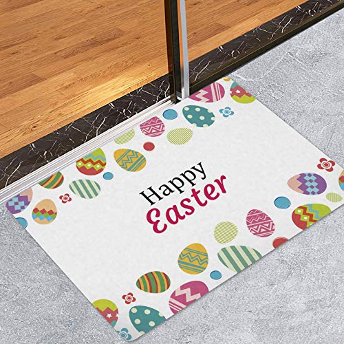 Fußmatten für Ostern, Fußmatte mit Ostermotiv, Fußmatte Ostern Teppich Dekoration Indoor Outdoor Home Decor Kinderzimmer Teppiche Ostern Willkommensmatte Badezimmerteppich Osterteppich von TIMIYUYU