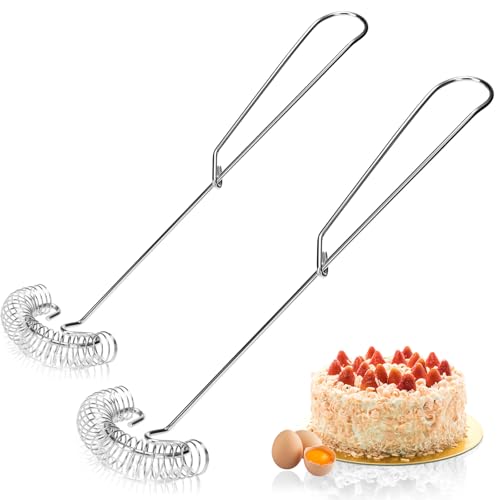 Stainless Steel Whisk & Frother 2 - Pack, Mini Spring Coil Whisk for Coffee, Matcha, Egg Mixing, Small Handheld Stirrer for Beverages, Sauces, Kitchen Cooking Tool Stainless Steel Whisk & Frother 2 - Pack, Mini Spring Coil Whisk for Coffee, Matcha, Egg Mixing, Small Handheld Stirrer for Beverages, Sauces, Kitchen Cooking Tool von TINA.WIN
