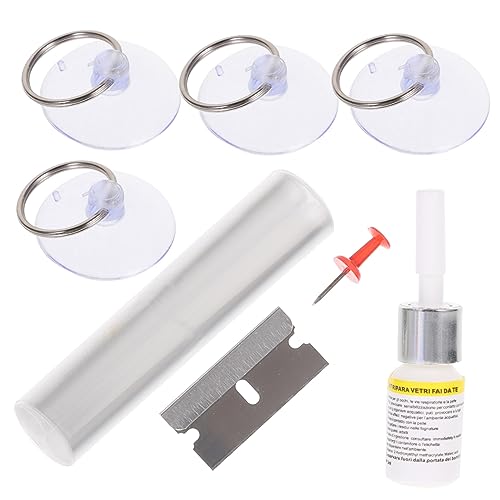 TINEASUR 1satz Auto Windschutzscheiben Reparaturset Diy Glass Repair Kit Für Autos Effektive Reparatur Von Rissen Und Chips Tragbar Und Einfach Zu Bedienen Professionelles Werkzeug Für von TINEASUR