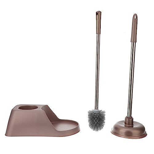 TINEASUR 1satz Toilettenplunger Und Toilettenbürste Mit Effektives Badezimmerreinigungsset Ergonomisch Gestaltet Mit Weichen Borsten Für Schonende Reinigung Für Nutzung Im Heimischen Wc von TINEASUR