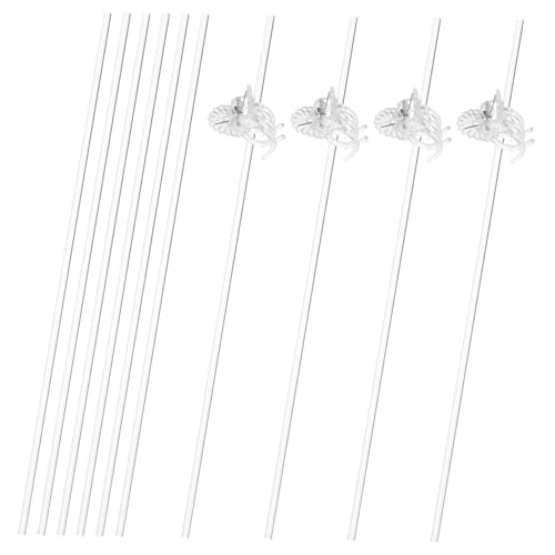 TINEASUR 1 Set Pflanzenstützstäbe Käfigstütze Gartenstützstab Gartenzubehör Pflanzenstützen Pflanzenklettergestell Acryl Pflanzenstäbe Pflanzenhalter Stammstützrahmen von TINEASUR
