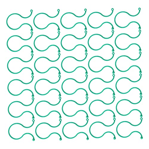 TINEASUR 100 Stück Wiederverwendbare Pflanzenclips Wetterfeste Gartenklammern zur Unterstützung von Stängeln und Robuste Kunststoff Befestigungen für Tomaten und Andere Pflanzen von TINEASUR
