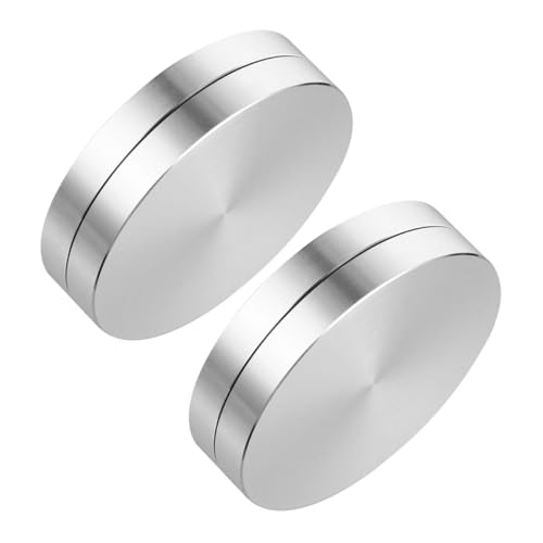 TINEASUR 2 Stück Aluminiumlegierung Drehachse Kuchen Backen Drehteller Basis Ømm Multifunktionale Drehbare Platte für Dekoration Modellbau Tv Ständer und Catering TINEASUR 2 Stück Aluminiumlegierung Drehachse Kuchen Backen Drehteller Basis Ømm Multifunktionale Drehbare Platte für Dekoration Modellbau Tv Ständer und Catering von TINEASUR