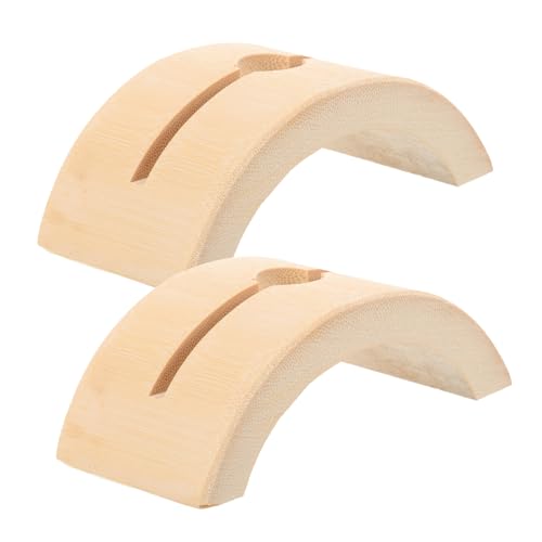 TINEASUR 2 Stück Holz-fächerständer Chinesischer Fächerhalter aus Stabilem Naturholz Einfacher Aufbau Leicht und Langlebig zur Dekorativen Präsentation von Handfächern Geschenk von TINEASUR
