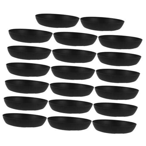 TINEASUR 20 Stück Pflanzuntersetzer aus Robustem Kunststoff Runde Drainage-Schalen für Blumentöpfe Praktische Pflanztopf-untersetzer für Innen Außenbereich Schmutz Passend für Verschiedene von TINEASUR