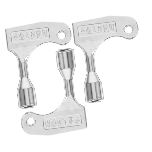 TINEASUR 3 Stück Teiliges Dreikantschlüssel Zinklegierung Vielseitiger Dreiecksschlüssel für Mülltonnen Schaltschränke Aufzüge und Heizkörperventile Robust und Witterungsbeständig für TINEASUR 3 Stück Teiliges Dreikantschlüssel Zinklegierung Vielseitiger Dreiecksschlüssel für Mülltonnen Schaltschränke Aufzüge und Heizkörperventile Robust und Witterungsbeständig für von TINEASUR