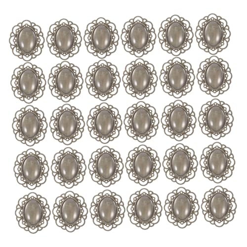TINEASUR 30 Stück Teiliges Retro Brooch Bezel aus Legiertem mit Glasdomes DIY Schmuckherstellung Antik Kupferfarbene Broschsen basen für Bastelprojekte und Geschenke TINEASUR 30 Stück Teiliges Retro Brooch Bezel aus Legiertem mit Glasdomes DIY Schmuckherstellung Antik Kupferfarbene Broschsen basen für Bastelprojekte und Geschenke von TINEASUR