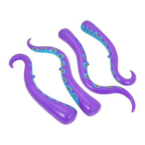 TINEASUR 4 Stück Teiliges Aufblasbare Tentakel aus Robustem PVC Realistische Halloween Fensterdekoration Schnell und Wiederverwendbar für Unterwasser Themen Partys und Kinderzimmer TINEASUR 4 Stück Teiliges Aufblasbare Tentakel aus Robustem PVC Realistische Halloween Fensterdekoration Schnell und Wiederverwendbar für Unterwasser Themen Partys und Kinderzimmer von TINEASUR