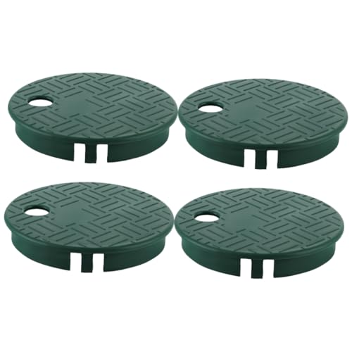 TINEASUR 4Stücke Sprinkler Ventilabdeckung Wiederverwendbare Box Abdeckung Robuste Grüne Ventilkastenabdeckung für Sprinkleranlagen Einfache Installation und Langlebig von TINEASUR