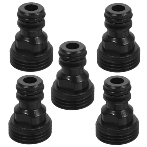 TINEASUR 5 Stück Teiliges Wasserhahn-schlauchadapter- Robuster Schnellverbinder für Waschmaschine Spülmaschine und Garten Einfache Installation Langlebig Kompatibel mit Außenwasserhähnen von TINEASUR