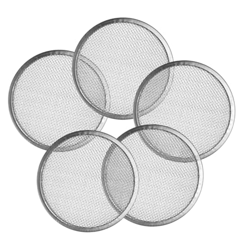 TINEASUR 5stücke Teiliges Edelstahl Keimdeckel Für Einmachgläser Mehrzweck-sprossensiebe Mit Feinem Netz Für Mund-gläser Zur Herstellung Von Frischen Keimlingen Und Mikrogrün von TINEASUR