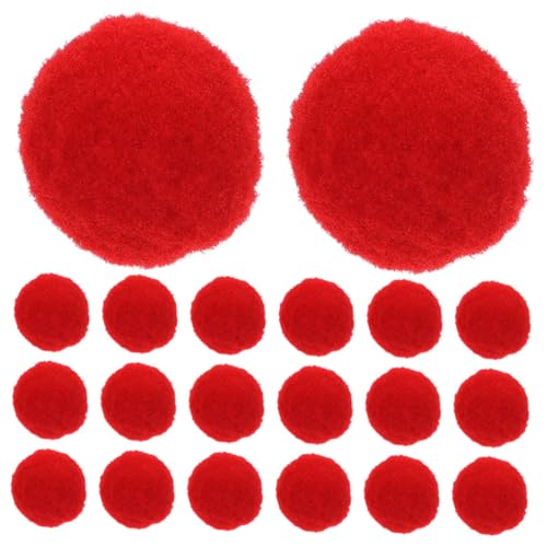 TINEASUR 600 Stück Pom Poms Rote Flauschige Bastelbälle für Weihnachtsdeko Kreative DIY Projekte Party Schmuck und Schulaktivitäten TINEASUR 600 Stück Pom Poms Rote Flauschige Bastelbälle für Weihnachtsdeko Kreative DIY Projekte Party Schmuck und Schulaktivitäten von TINEASUR