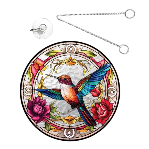 TINEASUR Acryl-fensterbehang Gebeizt Zum Aufhängen Als Fenster-Ornament Und Wanddekor Für Garten Balkon Und Wohnzimmer Acryl-dekor Zum Aufhängen Als Fenster-Dekoration von TINEASUR