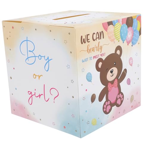 TINEASUR Baby Gender Reveal Pull Out Game Box Geschlecht offenbaren Abstimmung Spiel Box für Dusche bunt TINEASUR Baby Gender Reveal Pull Out Game Box Geschlecht offenbaren Abstimmung Spiel Box für Dusche bunt von TINEASUR