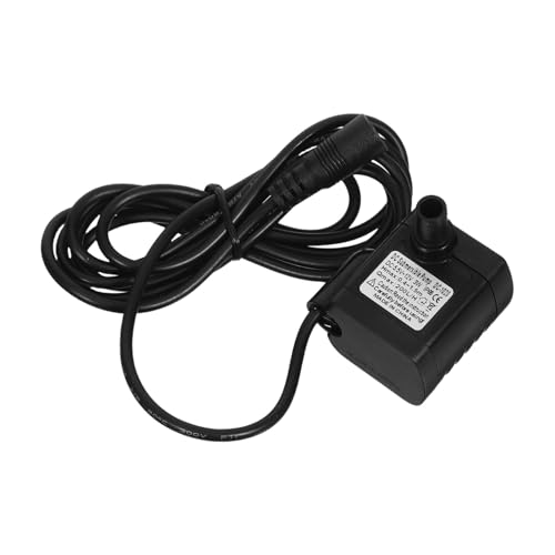 TINEASUR Dc Einstellbare Tauchpumpe für Aquarium und Fischteich Langlebige Submersible Wasserpumpe mit Zwei Saugnäpfen und Einstellbarem Durchfluss von TINEASUR