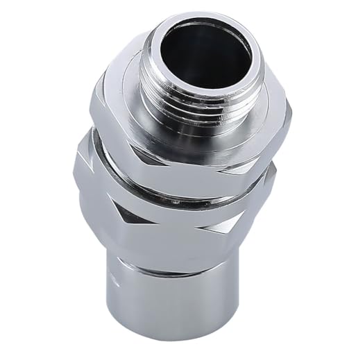 TINEASUR Duschkopf Adapter Schwenkkopf mit 4-Wege Auslass Kupferanschluss Duschkopf Zubehör Langlebig Installieren für Badezimmer von TINEASUR