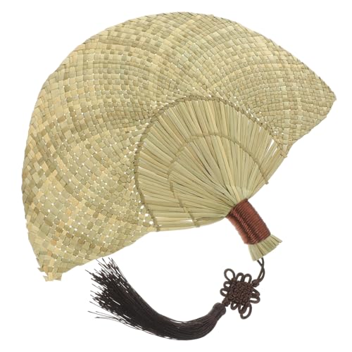 TINEASUR Handgefertigter Strohfächer Handwoven Natürlicher Sommerfächer Handfächer für Wanddeko und Outdoor-einsatz Handgewebter Leichter Tragbarer Fan für Heiße Tage TINEASUR Handgefertigter Strohfächer Handwoven Natürlicher Sommerfächer Handfächer für Wanddeko und Outdoor-einsatz Handgewebter Leichter Tragbarer Fan für Heiße Tage von TINEASUR
