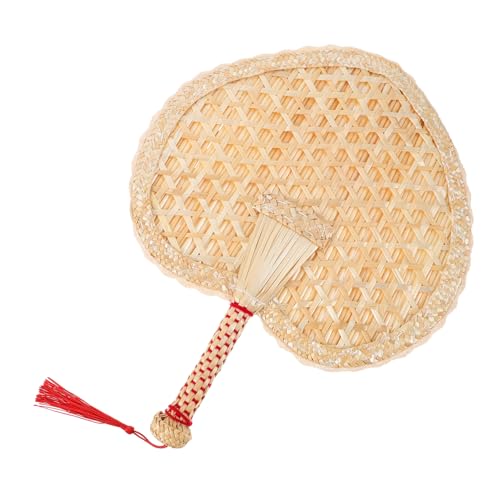 TINEASUR Handgewebter Naturstroh Fächer Handventilator Sommerkühlung Leicht Robust Für Hochzeiten Strandpartys Vintage Chinesischer Stil TINEASUR Handgewebter Naturstroh Fächer Handventilator Sommerkühlung Leicht Robust Für Hochzeiten Strandpartys Vintage Chinesischer Stil von TINEASUR