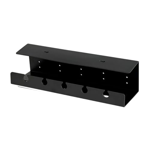 TINEASUR Kabelmanagement Tray Für Schreibtisch Kabelorganizer Bohren Praktische Ablage Für Netzteile Und Kabel Tisch Für Büro Und Zuhause von TINEASUR