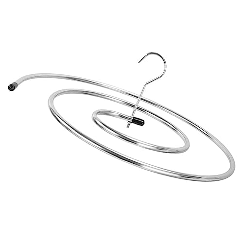 TINEASUR Kleiderständer Aus Edelstahl, Spiral Deckenhalter, Deckenständer, Spiral Wäscheständer, Decken Trockenbügel, Spiral Steppdeckenständer Aus Edelstahl, Winddichter TINEASUR Kleiderständer Aus Edelstahl, Spiral Deckenhalter, Deckenständer, Spiral Wäscheständer, Decken Trockenbügel, Spiral Steppdeckenständer Aus Edelstahl, Winddichter von TINEASUR